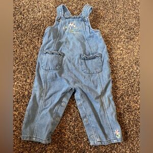Vintage Cherokee Baby Cow/ Farm Blue Denim Overalls